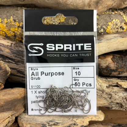 Sprite S1100 All Purpose Grub Hook SPRITE Fishing