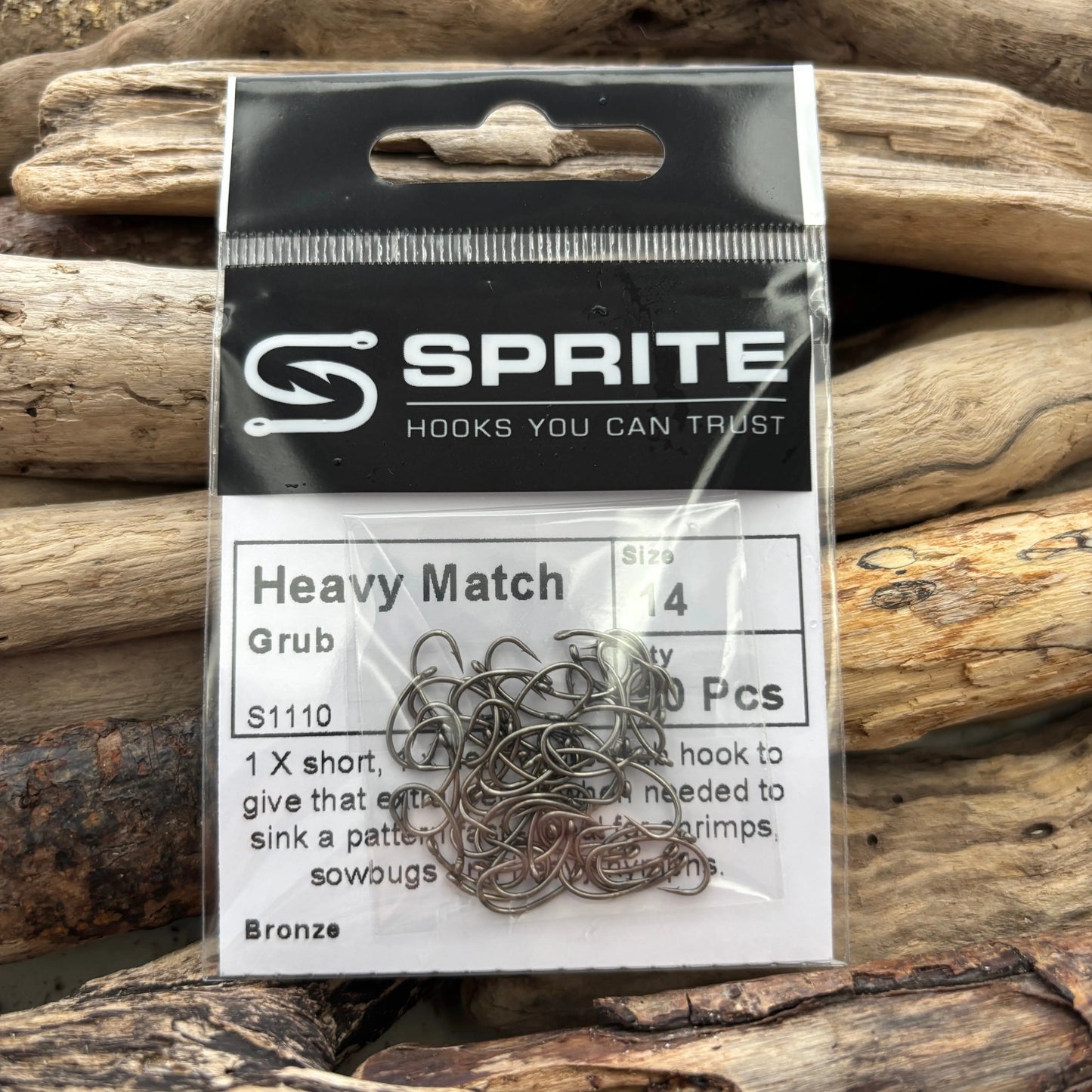 Sprite S1110 Heavy Match Grub #14 - Sprite Fishing