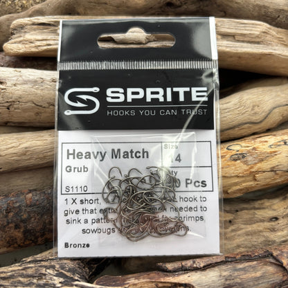 Sprite S1110 Heavy Match Grub #14 - Sprite Fishing