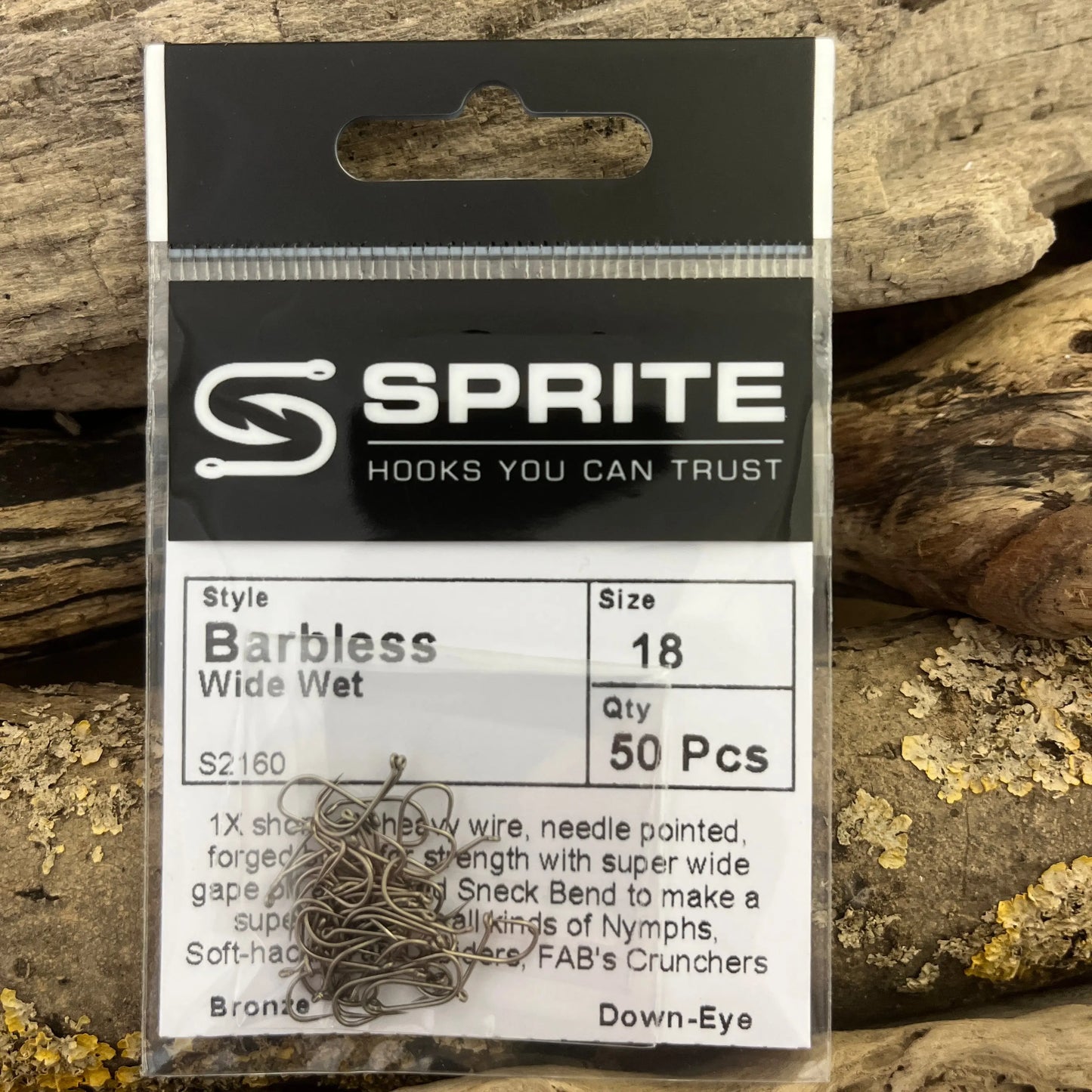 Sprite S2160 Barbless Wide Wet Hook SPRITE Fishing