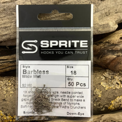 Sprite S2160 Barbless Wide Wet Hook SPRITE Fishing