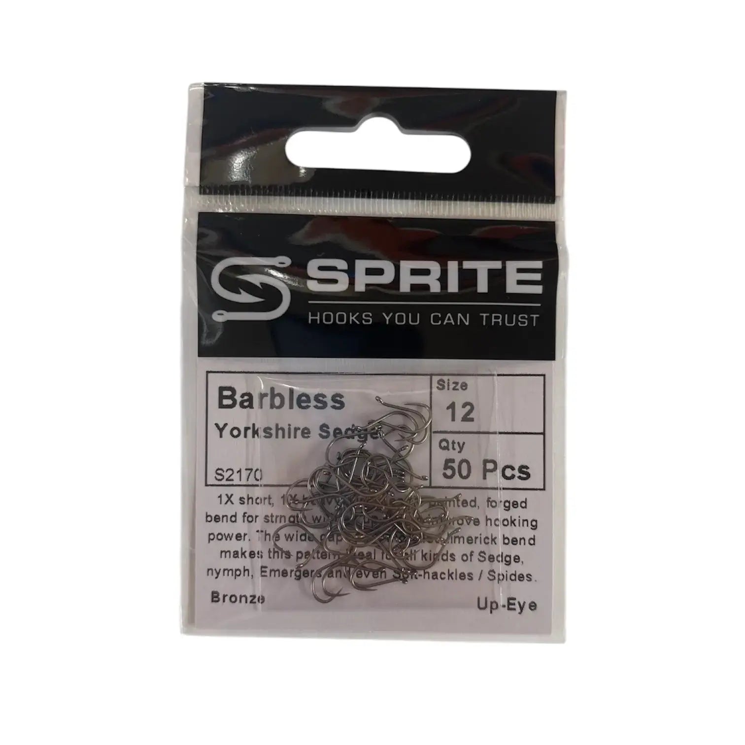 Sprite S2170 Barbless Yorkshire Sedge Hook SPRITE Fishing