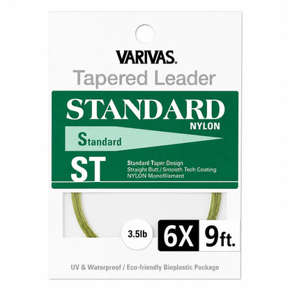 VARIVAS Standard 9-foot Tapered Leader for Trout and Grayling Fly Fishing