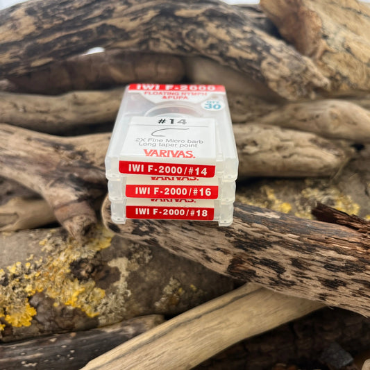 Varivas IWI F-2000 Floating Nymph & Pupa Hooks SPRITE Fishing