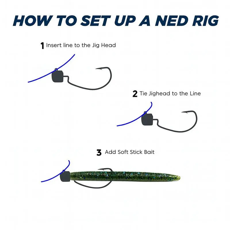 Yamamoto 3-inch Ned Senko Floater for Ned Rigging Action in Fresh - and Saltwater | for Perch, Zander, Bass and Pollack SPRITE Fishing