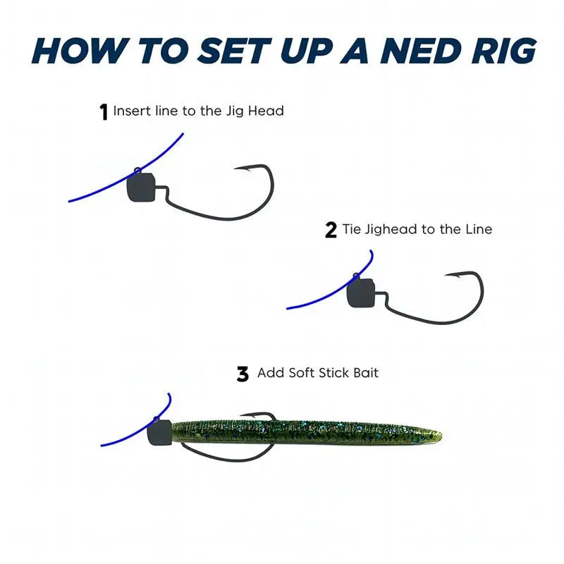 Yamamoto 3-inch Ned Senko Floater for Ned Rigging Action in Fresh - and Saltwater | for Perch, Zander, Bass and Pollack SPRITE Fishing
