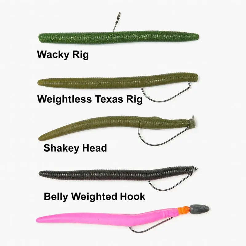 Yamamoto 3-inch Senko Soft Plastic Worm - easy-to-use Bass and Predator Fishing Stick Bait Lures (Copy) SPRITE Fishing